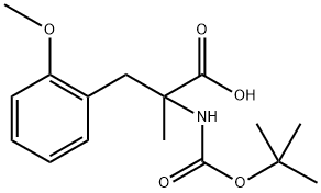 N-Boc-2-methoxy-a-methyl-DL-phenylalanine 구조식 이미지