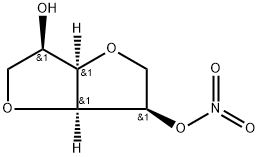 D-Mannitol, 1,4:3,6-dianhydro-, 2-nitrate Structure