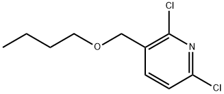 3-(Butoxymethyl)-2,6-dichloropyridine Structure