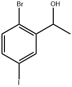 1-(2-Bromo-5-iodophenyl)ethanol Structure