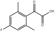 2-(4-fluoro-2,6-dimethylphenyl)-2-oxoacetic acid Structure