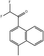 2,2-Difluoro-1-(4-methyl-naphthalen-1-yl)-ethanone Structure