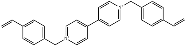 1,1′-Bis[(4-ethenylphenyl)methyl]-4,4′-bipyridinium Structure