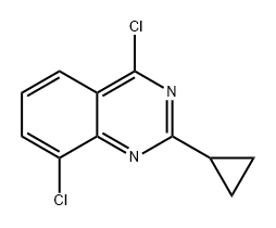 4,8-dichloro-2-cyclopropylquinazoline Structure