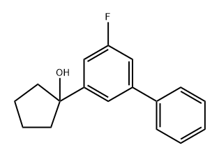 1-(5-fluoro-[1,1'-biphenyl]-3-yl)cyclopentanol Structure