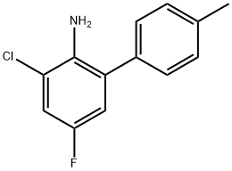 3-Chloro-5-fluoro-4'-methyl-[1,1'-biphenyl]-2-amine Structure