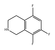 5,7,8-trifluoro-1,2,3,4-tetrahydroisoquinoline Structure