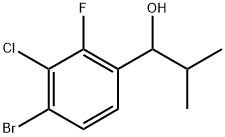 1-(4-bromo-3-chloro-2-fluorophenyl)-2-methylpropan-1-ol Structure