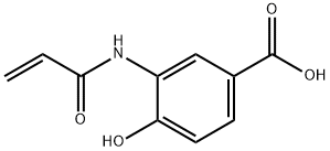 3-propenamide-4-hydroxybenzoic acid Structure