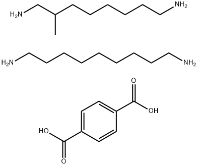 1,4-메틸-2-옥탄디아민및1,8-노난디아민을갖는1,9-벤젠디카르복실산중합체 구조식 이미지