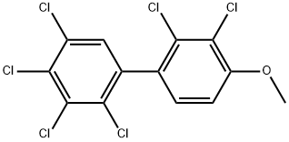 2,2',3,3',4,5-Hexachloro-4'-methoxy-1,1'-biphenyl Structure