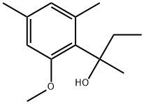 α-Ethyl-2-methoxy-α,4,6-trimethylbenzenemethanol Structure