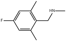 4-Fluoro-N,2,6-trimethylbenzenemethanamine Structure