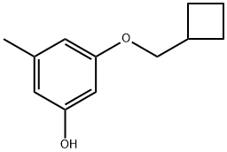 3-(cyclobutylmethoxy)-5-methylphenol Structure