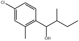 4-Chloro-2-methyl-α-(1-methylpropyl)benzenemethanol Structure