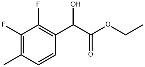 Ethyl 2,3-difluoro-α-hydroxy-4-methylbenzeneacetate Structure