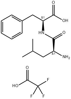 Alanine, N-L-leucyl-3-phenyl-, mono(trifluoroacetate), L- (8CI) Structure