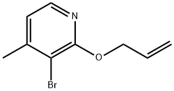 3-Bromo-4-methyl-2-(2-propen-1-yloxy)pyridine Structure