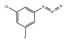 1-azido-3-chloro-5-fluorobenzene 구조식 이미지