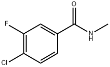 4-chloro-3-fluoro-N-methylbenzamide 구조식 이미지