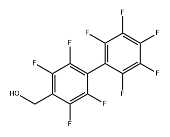 2,3,5,6,2',3',4',5',6'-Nonafluorobiphenyl-4-methanol Structure