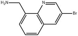 (3-bromoquinolin-8-yl)methanamine 구조식 이미지