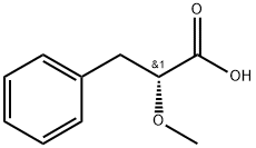 Benzenepropanoic acid, α-methoxy-, (αR)- Structure