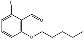 2-fluoro-6-(pentyloxy)benzaldehyde Structure