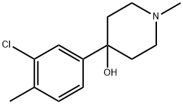 4-(3-chloro-4-methylphenyl)-1-methylpiperidin-4-ol Structure