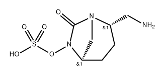 Sulfuric acid, mono[(2S,5R)-2-(aminomethyl)- 7-oxo-1,6-diazabicyclo[3.2.1]oct-6-yl] ester Structure