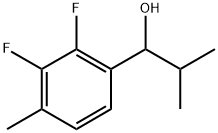 1-(2,3-difluoro-4-methylphenyl)-2-methylpropan-1-ol Structure