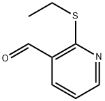 2-(Ethylthio)-3-pyridinecarboxaldehyde Structure