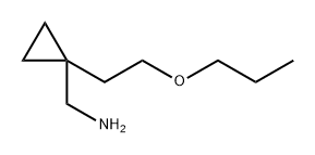 (1-(2-propoxyethyl)cyclopropyl)methanamine Structure