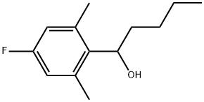 α-Butyl-4-fluoro-2,6-dimethylbenzenemethanol Structure