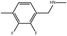 2,3-Difluoro-N,4-dimethylbenzenemethanamine Structure