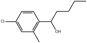 α-Butyl-4-chloro-2-methylbenzenemethanol Structure