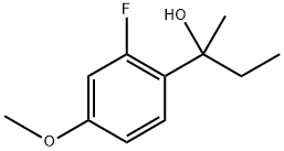 2-(2-fluoro-4-methoxyphenyl)butan-2-ol Structure