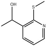 α-Methyl-2-(methylthio)-3-pyridinemethanol Structure