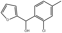 (2-chloro-4-methylphenyl)(furan-2-yl)methanol Structure