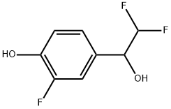 α-(Difluoromethyl)-3-fluoro-4-hydroxybenzenemethanol Structure