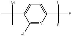 2-Chloro-α,α-dimethyl-6-(trifluoromethyl)-3-pyridinemethanol Structure