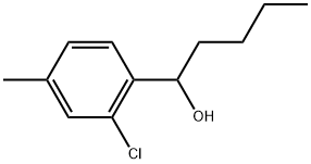 α-Butyl-2-chloro-4-methylbenzenemethanol Structure