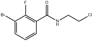 3-Bromo-N-(2-chloroethyl)-2-fluorobenzamide Structure