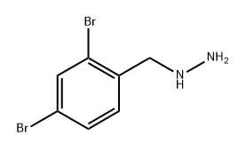 (2,4-dibromophenyl)methyl]hydrazine Structure