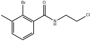 2-Bromo-N-(2-chloroethyl)-3-methylbenzamide Structure