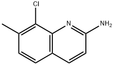 8-Chloro-7-methylquinolin-2-amine 구조식 이미지