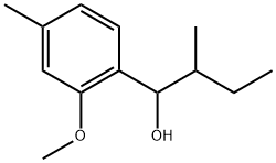 2-Methoxy-4-methyl-α-(1-methylpropyl)benzenemethanol Structure