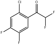 1-(2-Chloro-4,5-difluorophenyl)-2,2-difluoroethanone Structure