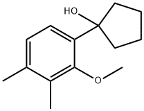 1-(2-methoxy-3,4-dimethylphenyl)cyclopentanol Structure