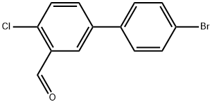 4'-Bromo-4-chloro[1,1'-biphenyl]-3-carboxaldehyde Structure